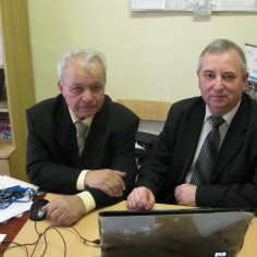 Судейская коллегия. На фото (слева направо): Николай Клепаков, Михаил Денежкин