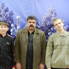 Оренбургская область. На фото: Андрей Кригер (справа)