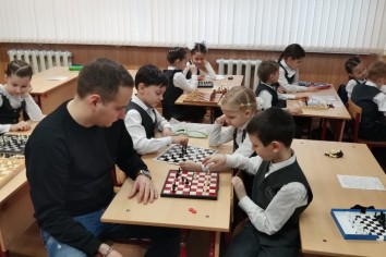 Шахматный мастер-класс в школе № 110